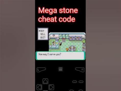 pokemon mega stone cheat code|Cheats for mega stone .